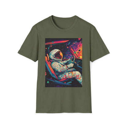 Astronaut Driving In Space II T-Shirt