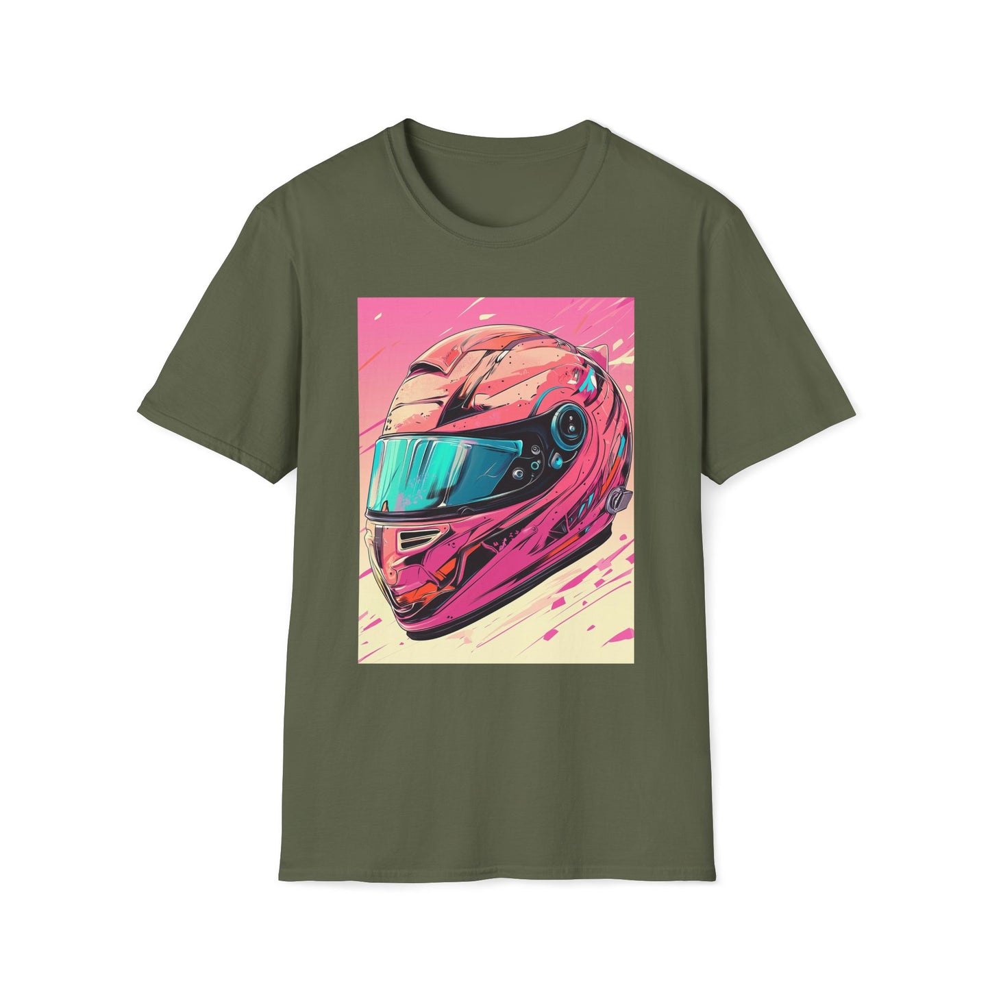 Pink Racing Helmet T-Shirt II