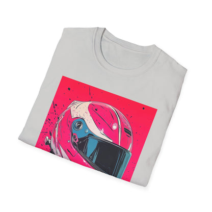 Pink Racing Helmet T-Shirt