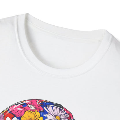 Floral Helmet T-Shirt III