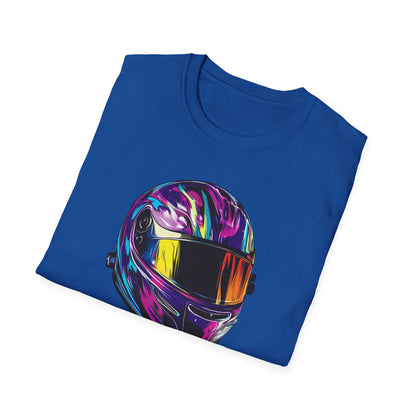 Purple Racing Helmet T-Shirt