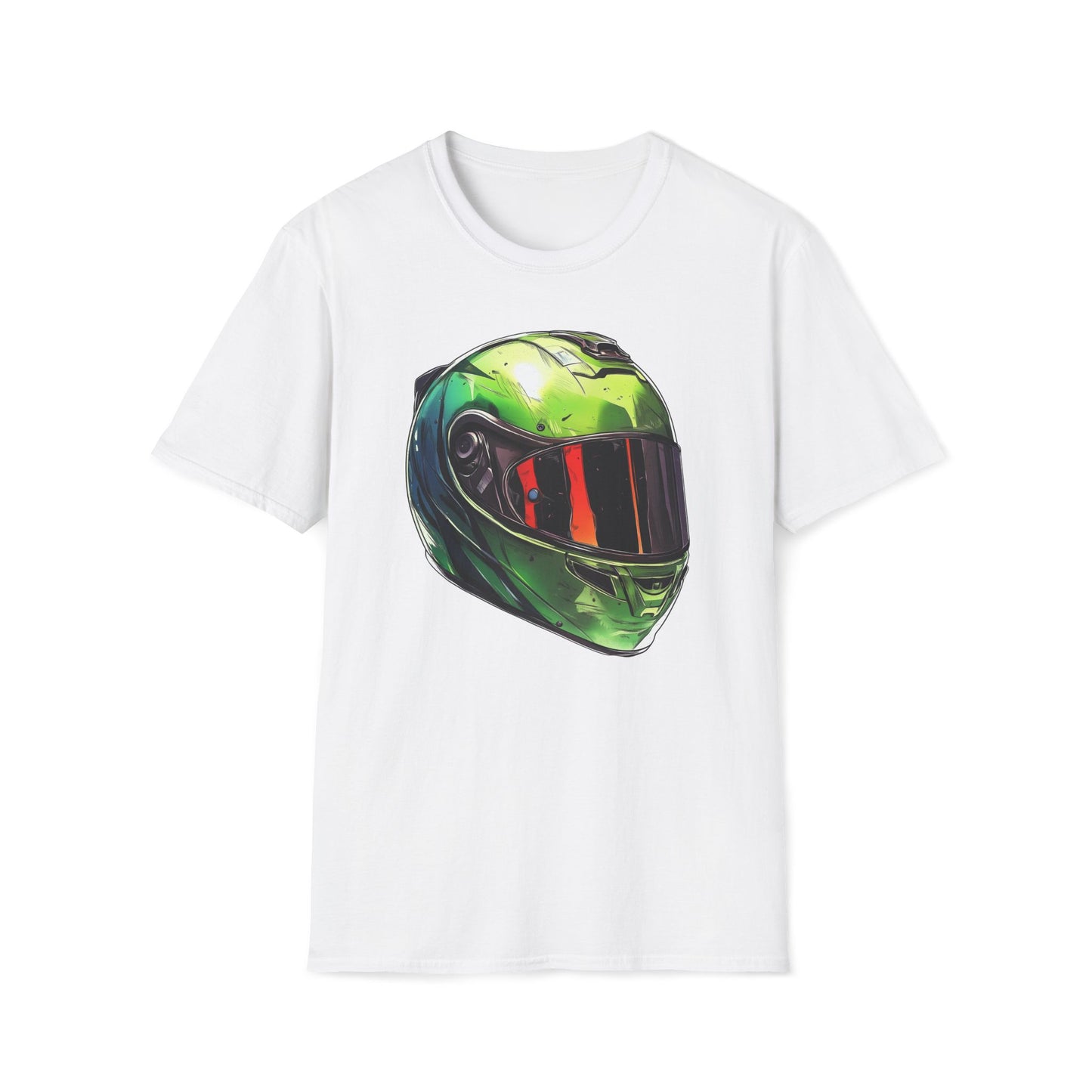 Green Racing Helmet T-Shirt III