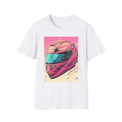 Pink Racing Helmet T-Shirt II