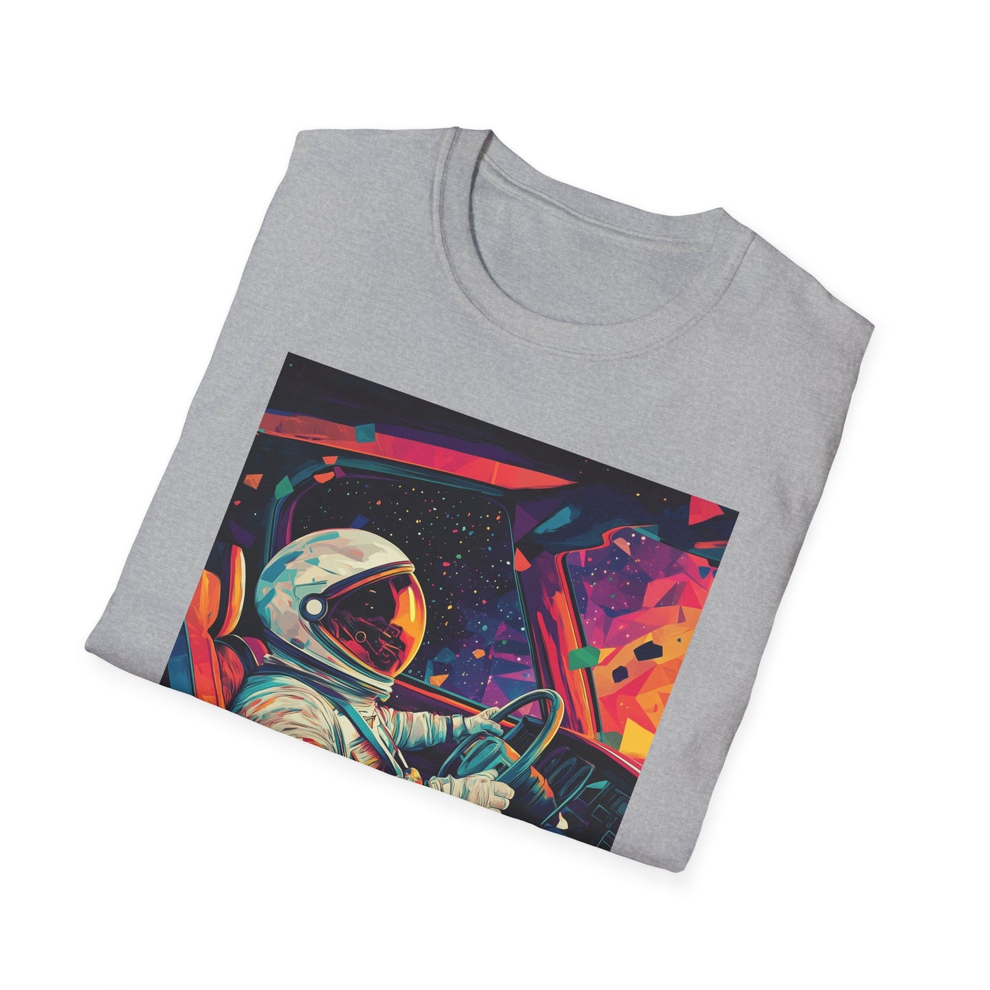 Astronaut Driving In Space II T-Shirt