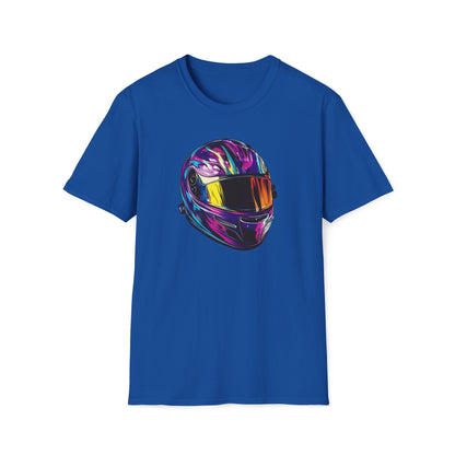 Purple Racing Helmet T-Shirt