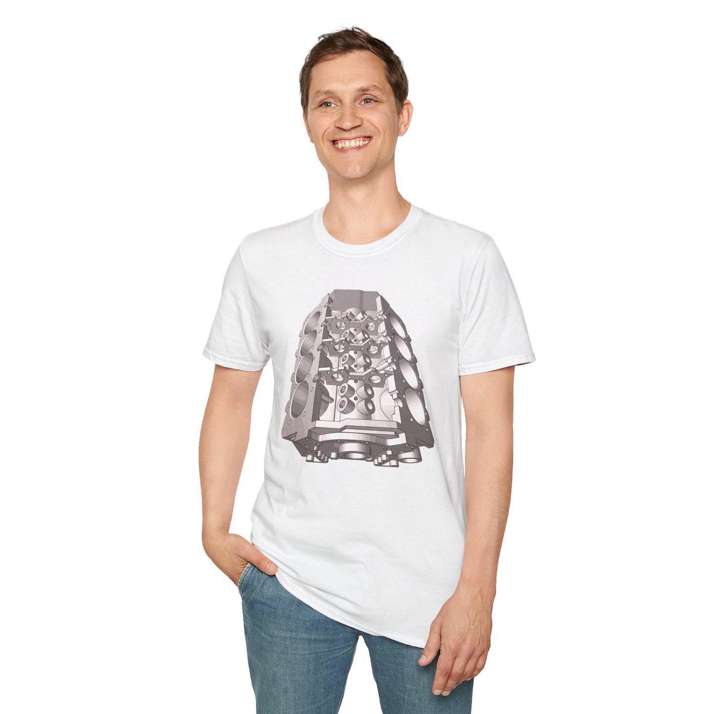 V8 Engine Block T-Shirt