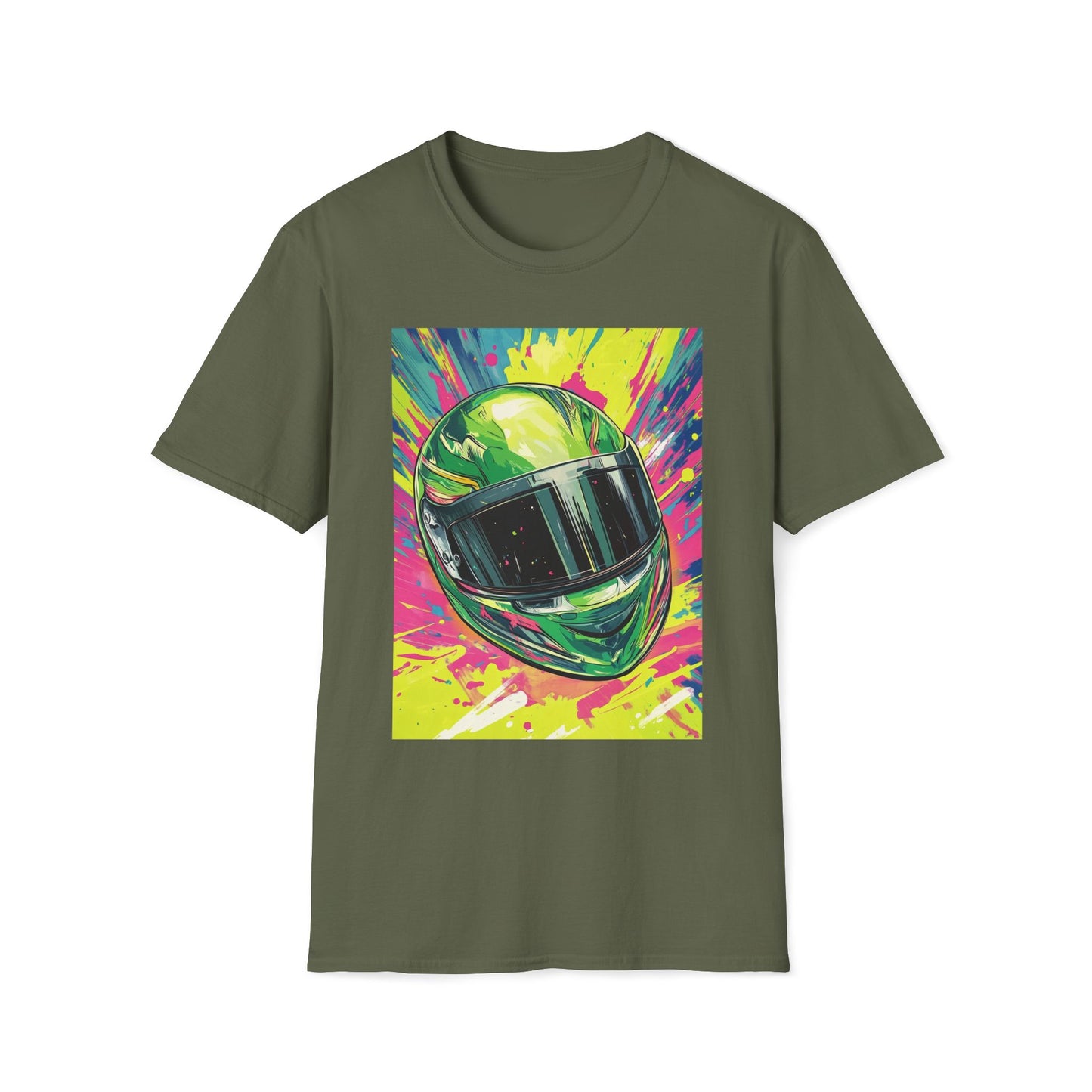 Green Racing Helmet T-Shirt III