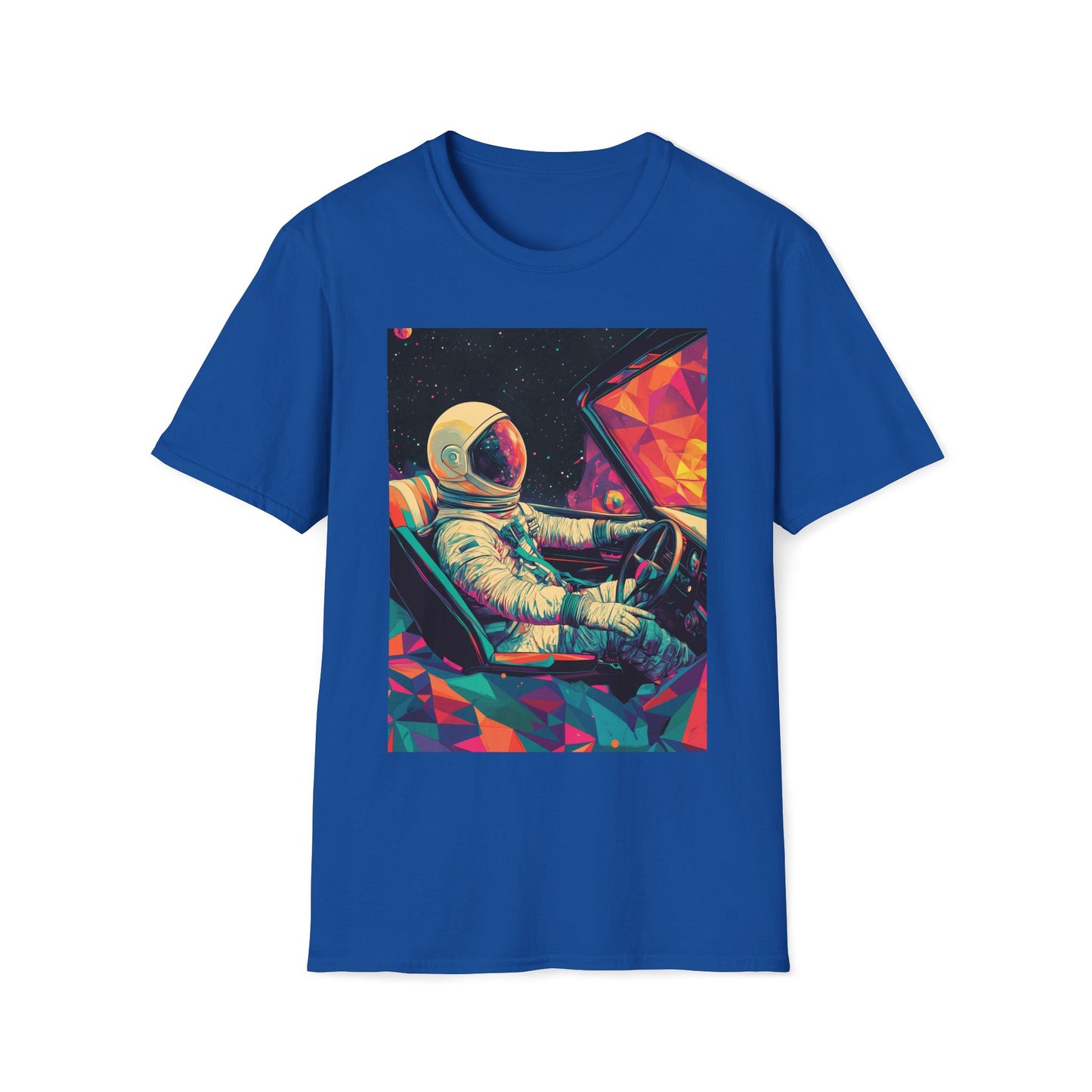 Astronaut Driving In Space T-Shirt