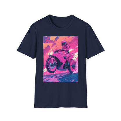 Pink Motorbike T-Shirt II