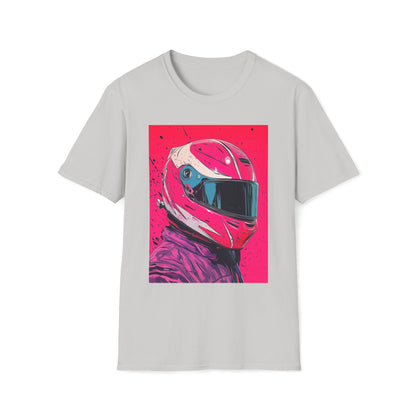 Pink Racing Helmet T-Shirt