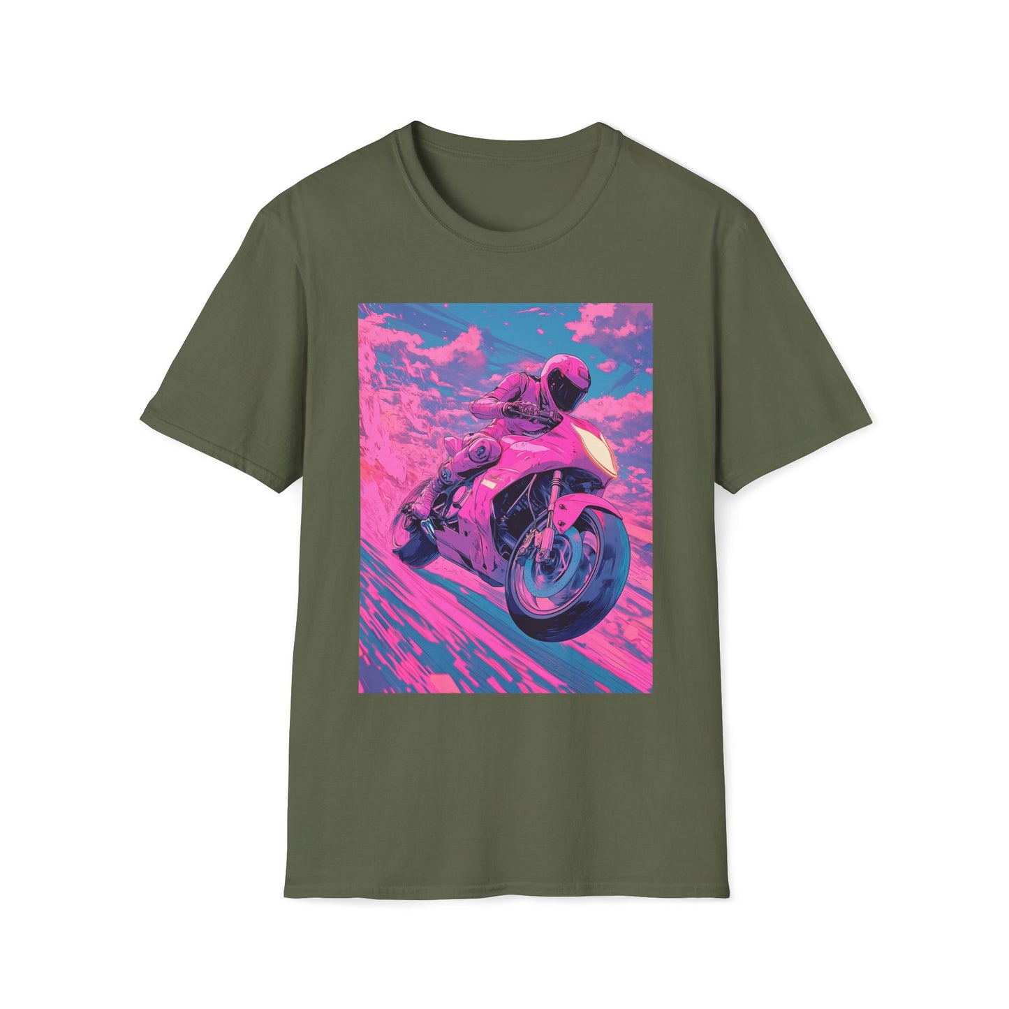 Pink Motorbike T-Shirt