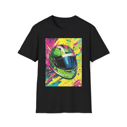 Green Racing Helmet T-Shirt II