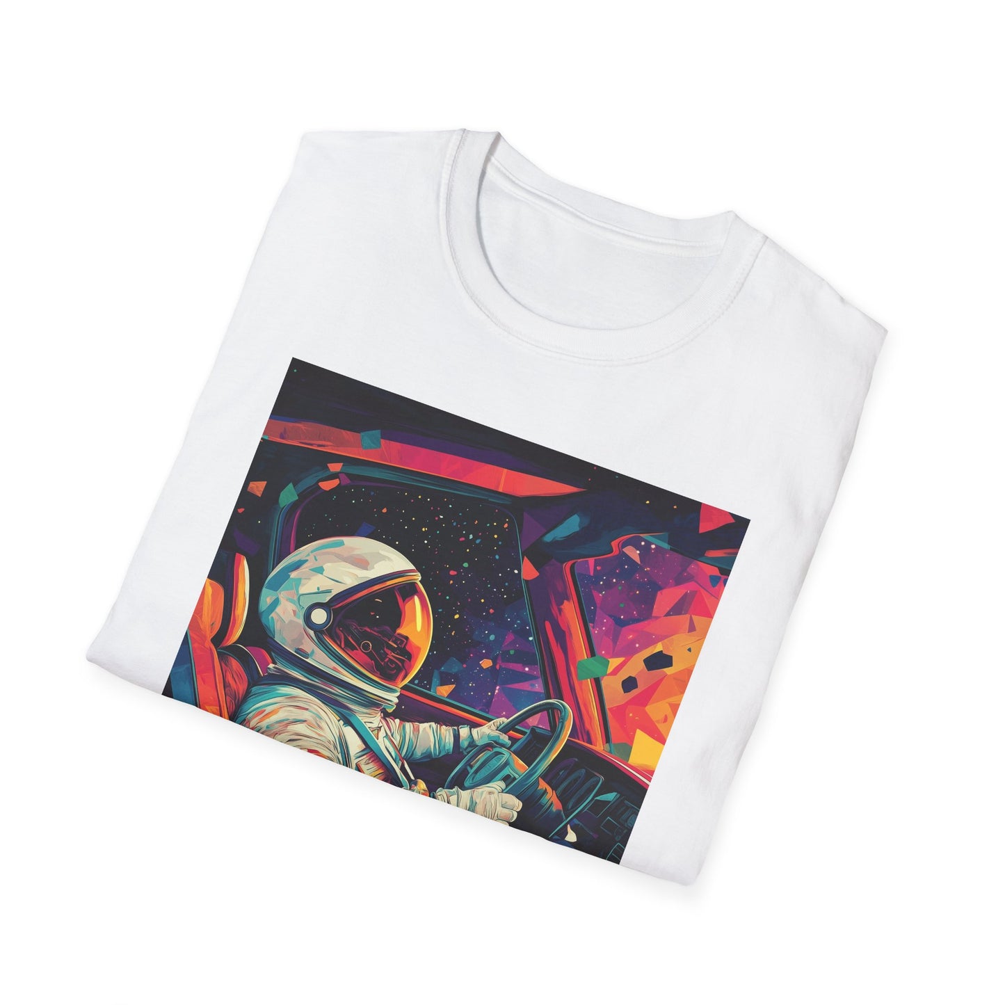 Astronaut Driving In Space II T-Shirt