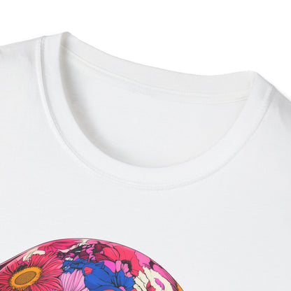 Floral Helmet T-Shirt IV