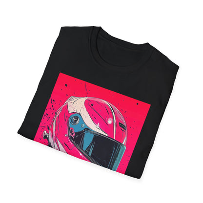 Pink Racing Helmet T-Shirt