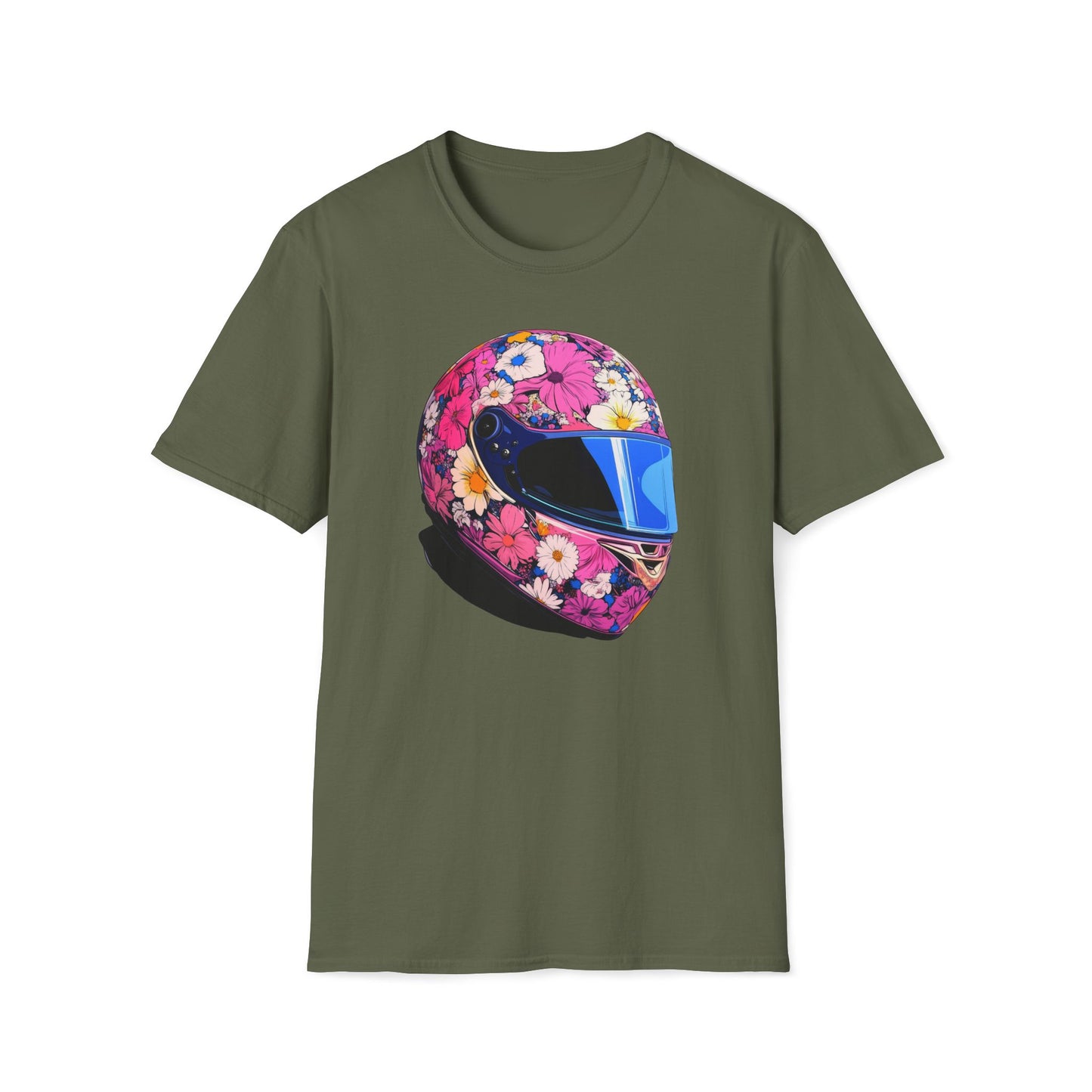 Floral Helmet T-Shirt