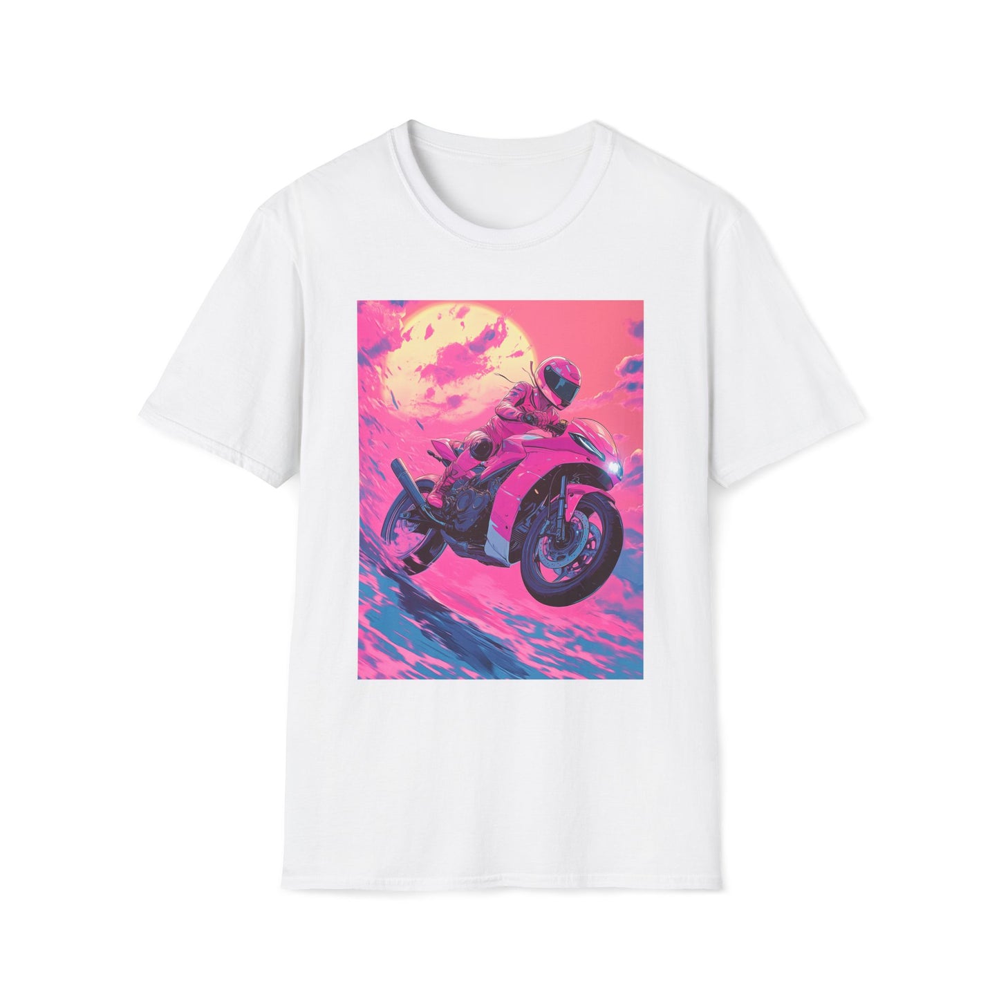 Pink Motorbike T-Shirt III