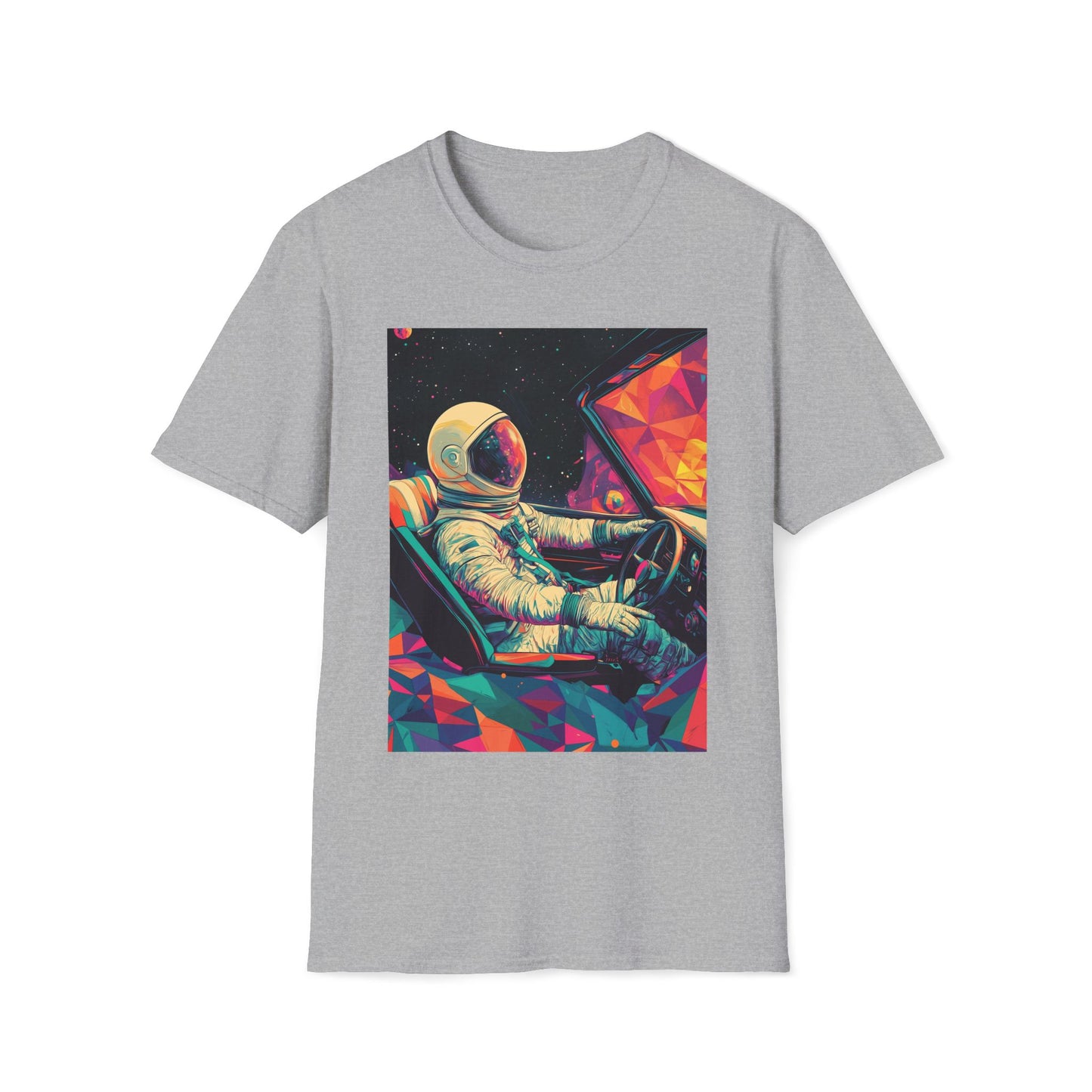 Astronaut Driving In Space T-Shirt