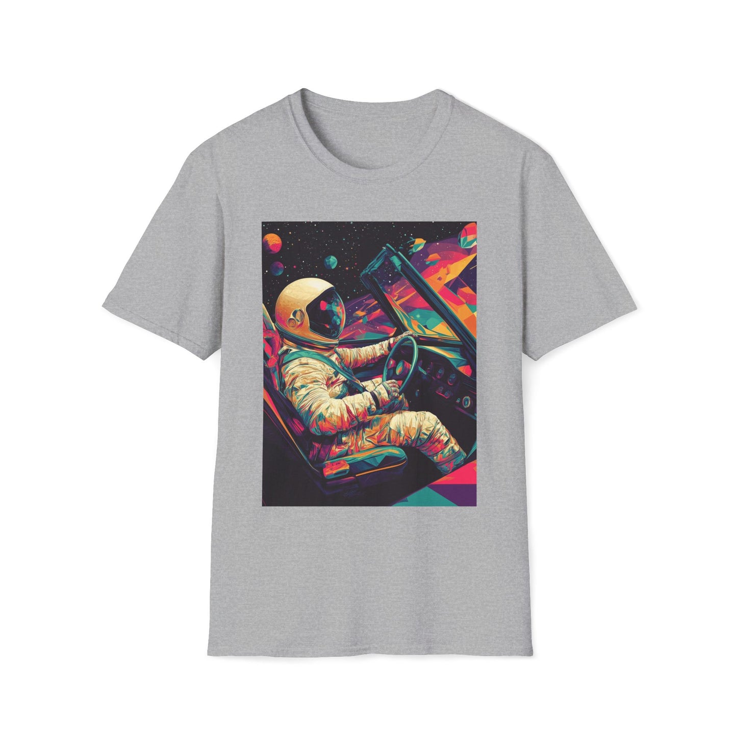 Astronaut Driving In Space III T-Shirt