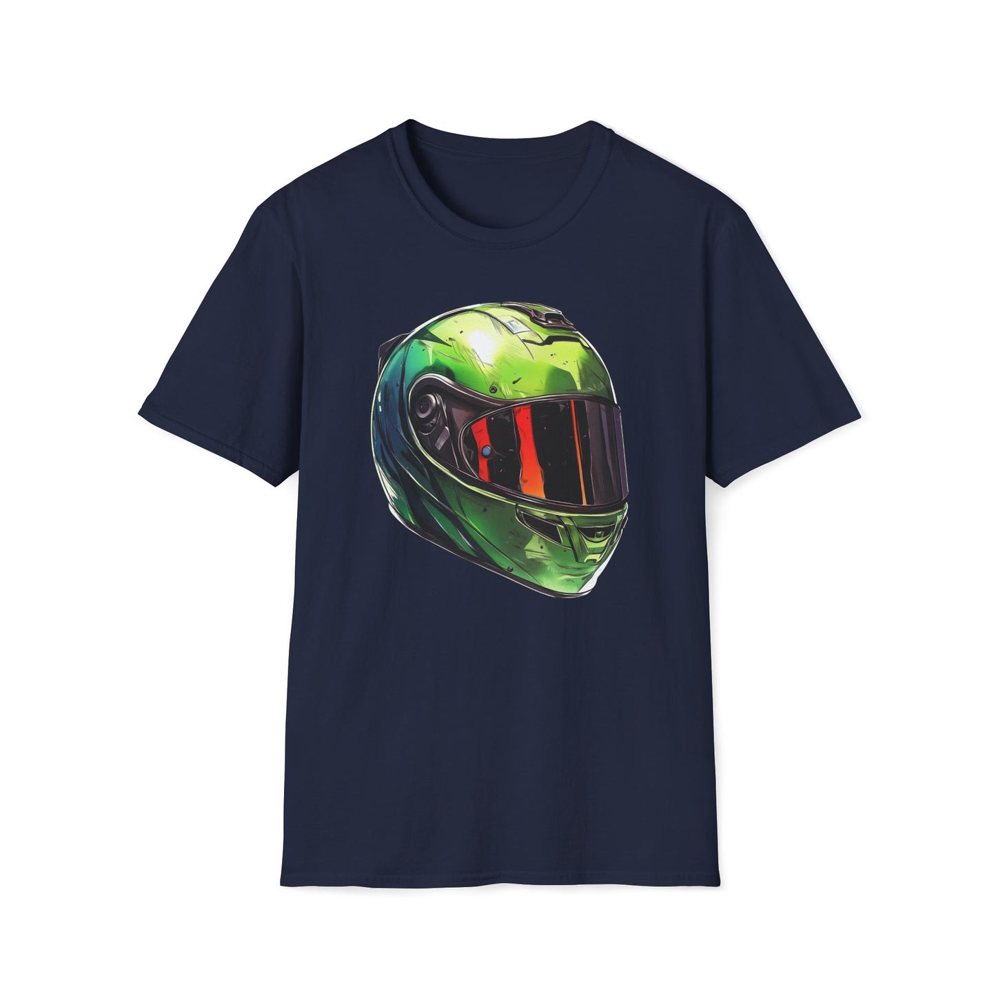 Green Racing Helmet T-Shirt III