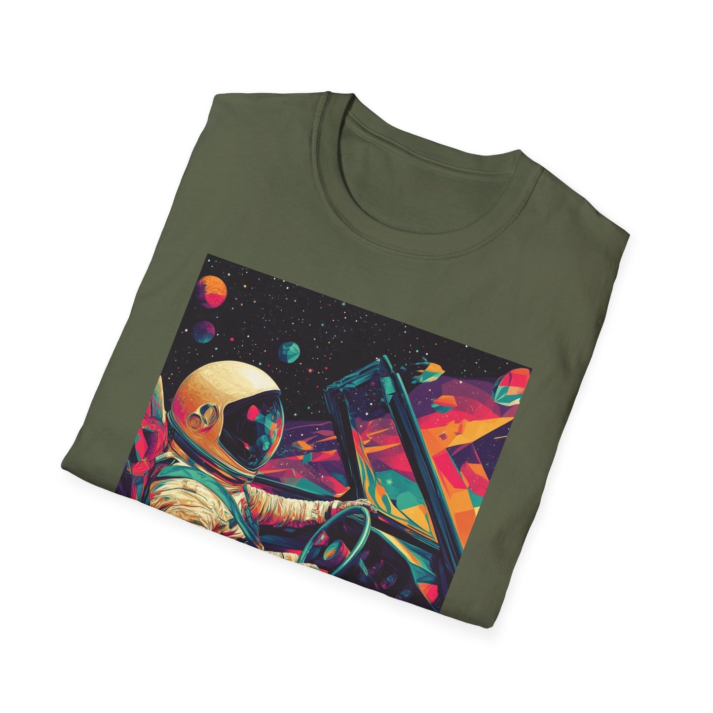 Astronaut Driving In Space III T-Shirt