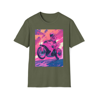 Pink Motorbike T-Shirt II