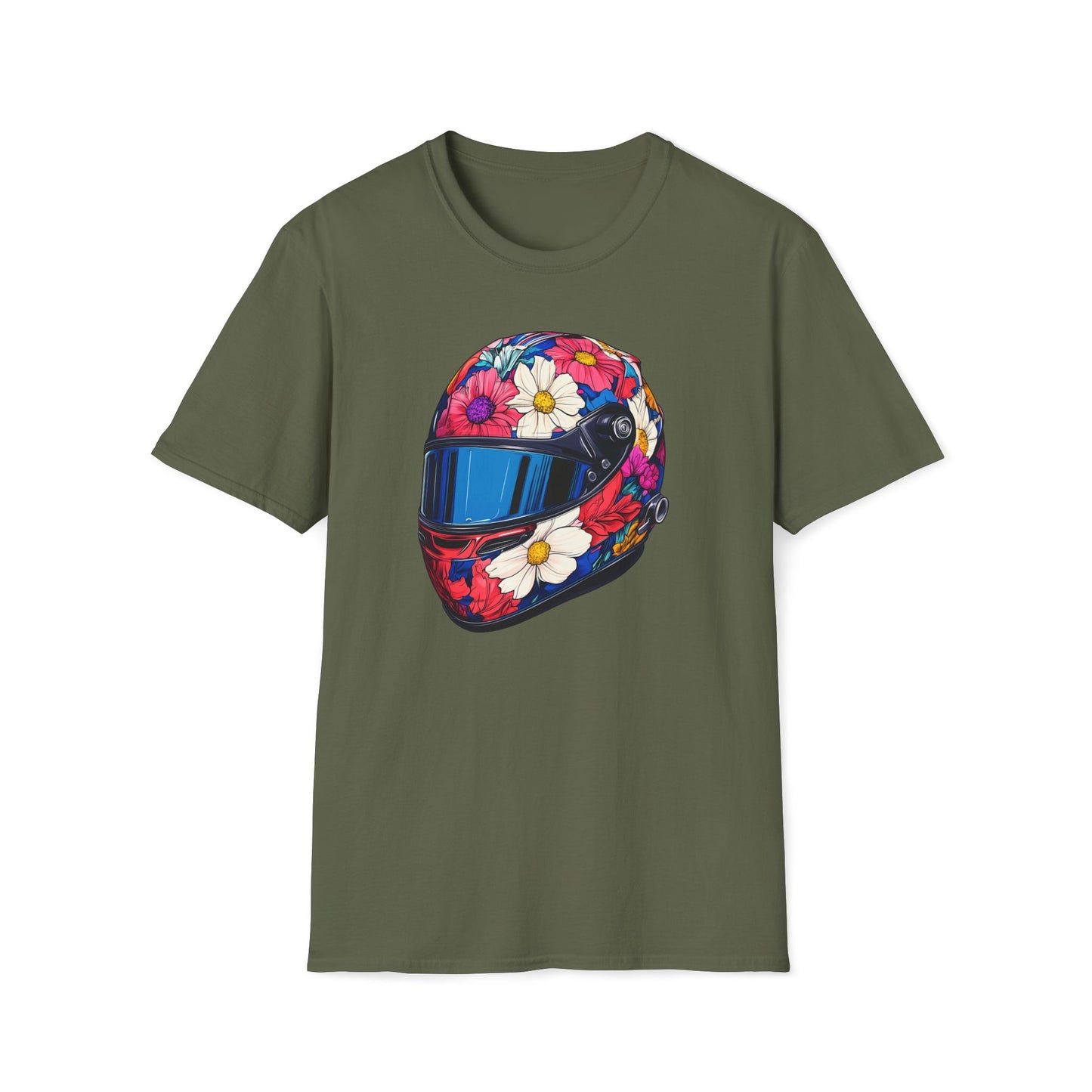 Floral Helmet T-Shirt II