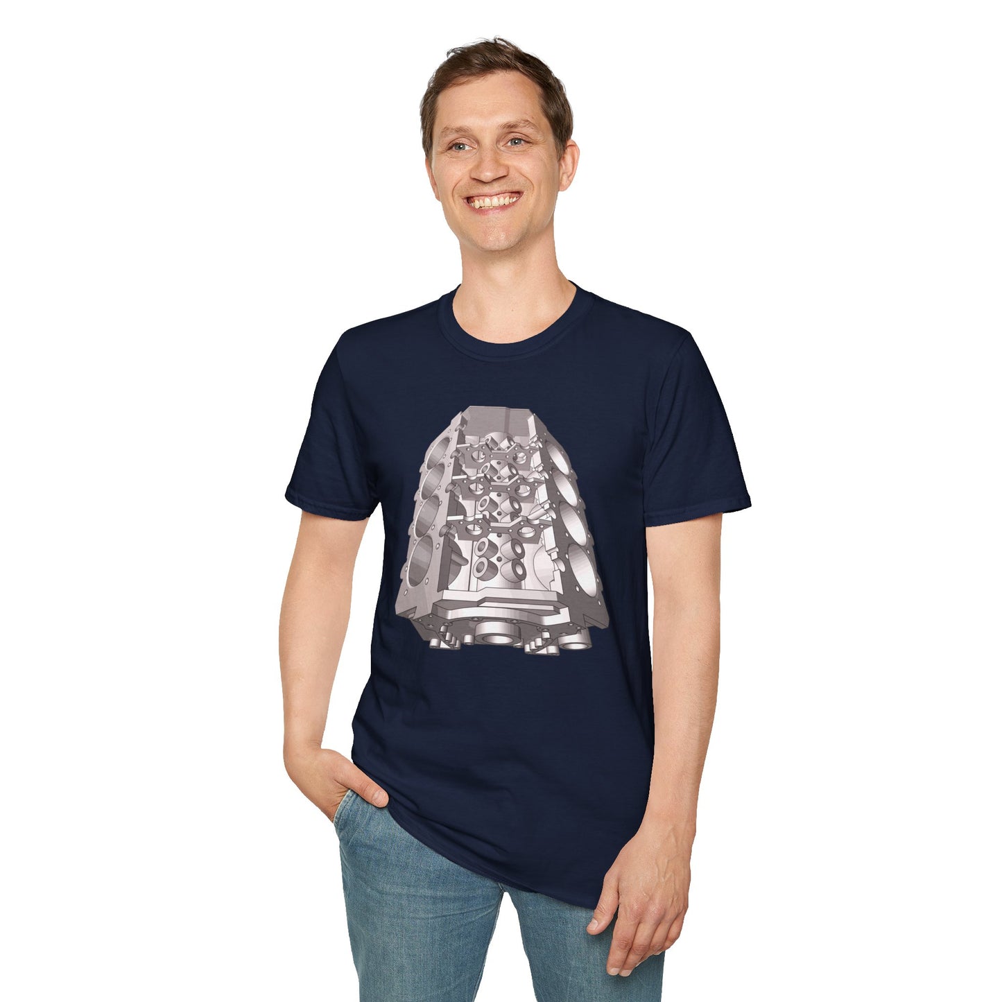 V8 Engine Block T-Shirt