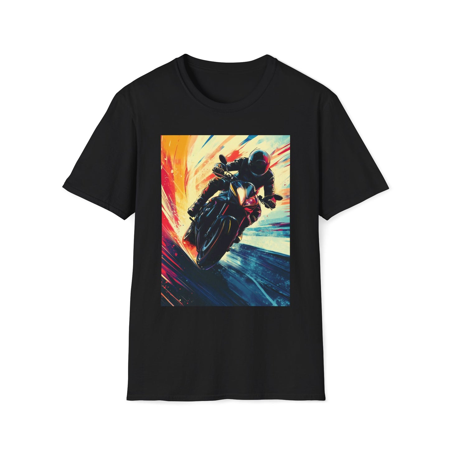 Black Motorbike T-Shirt III