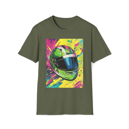 Green Racing Helmet T-Shirt II