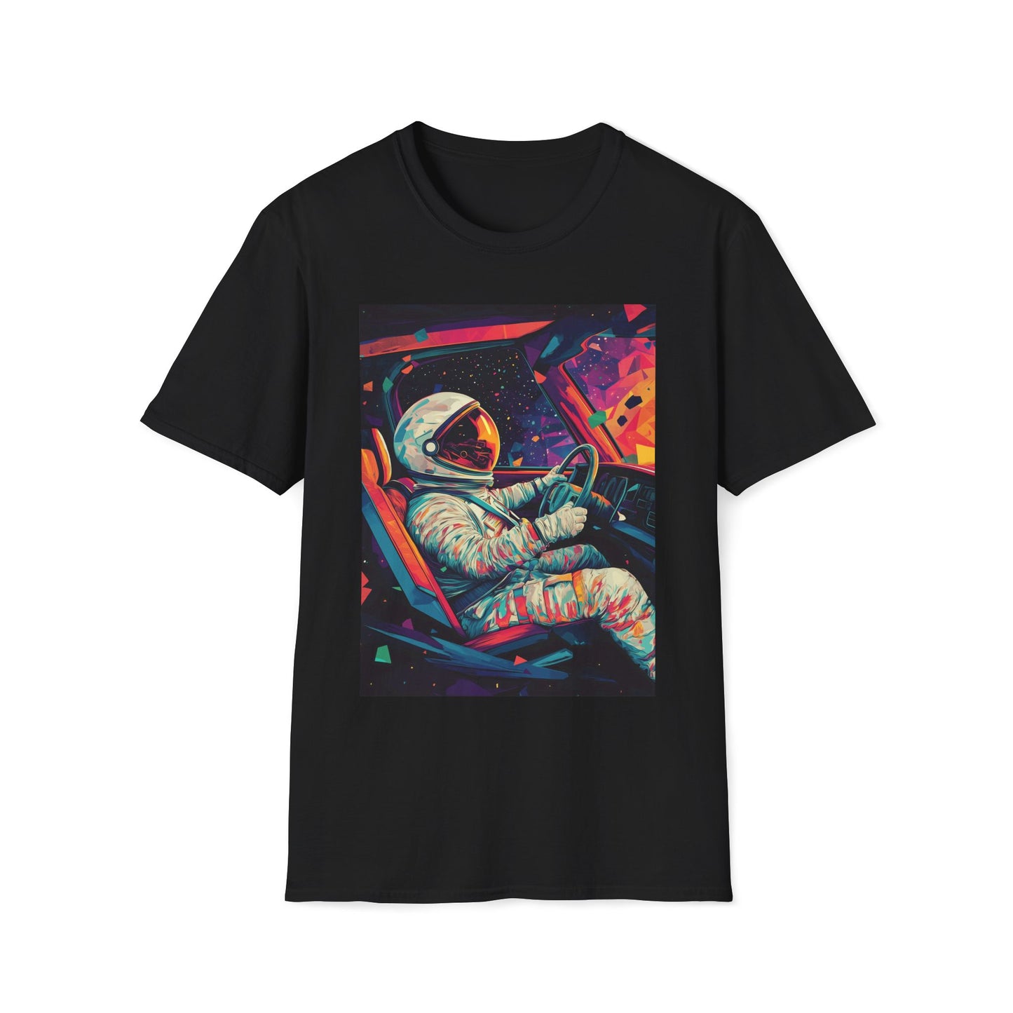 Astronaut Driving In Space II T-Shirt