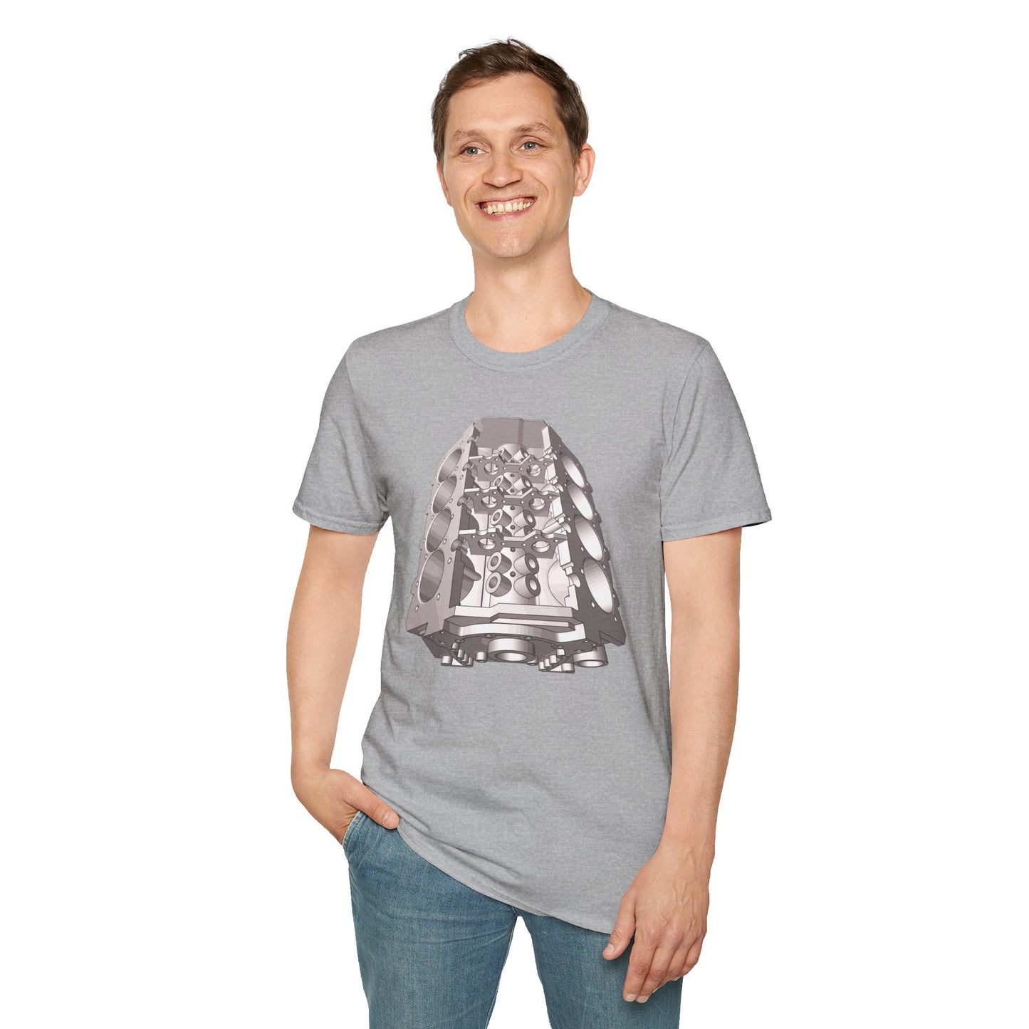 V8 Engine Block T-Shirt