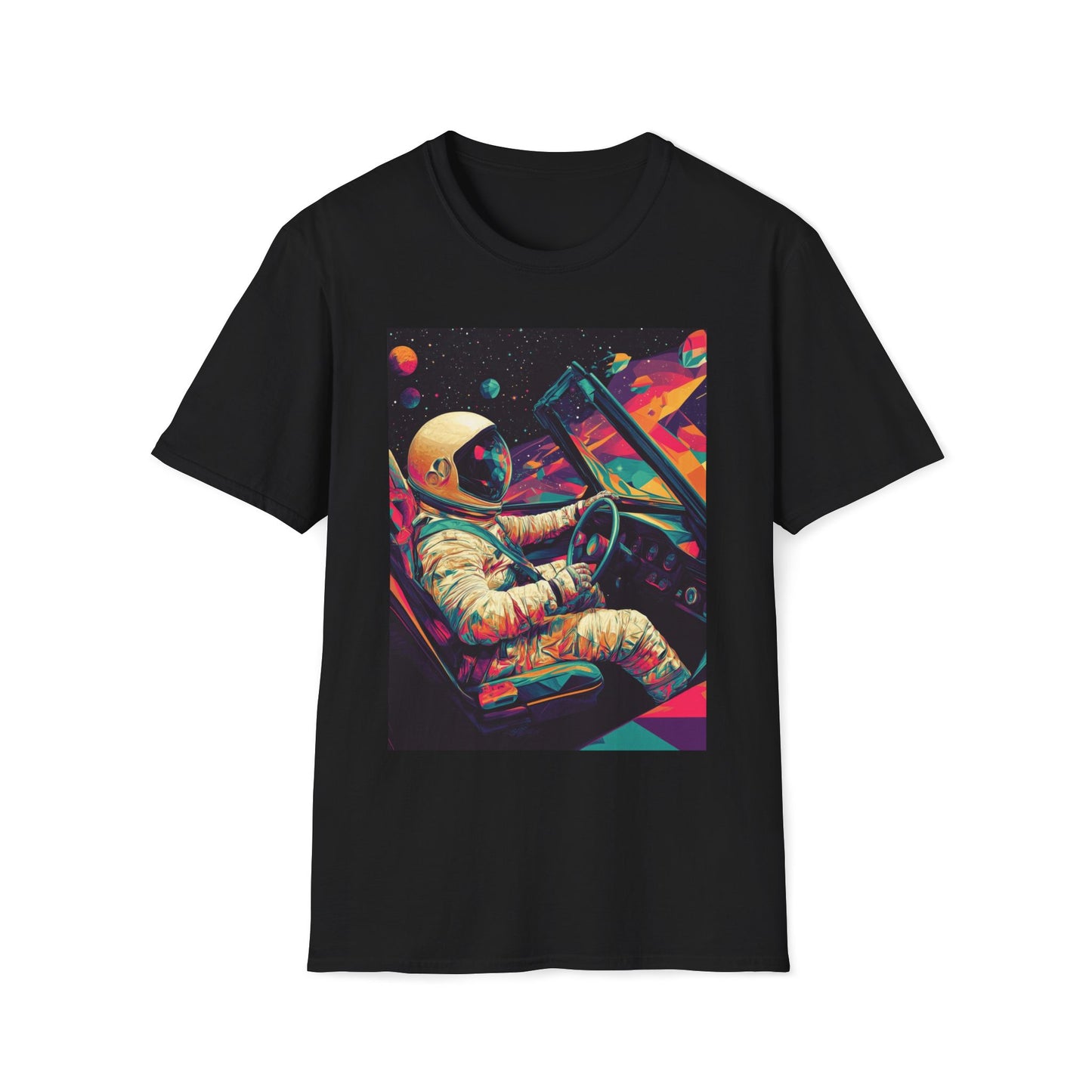 Astronaut Driving In Space III T-Shirt