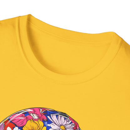 Floral Helmet T-Shirt III