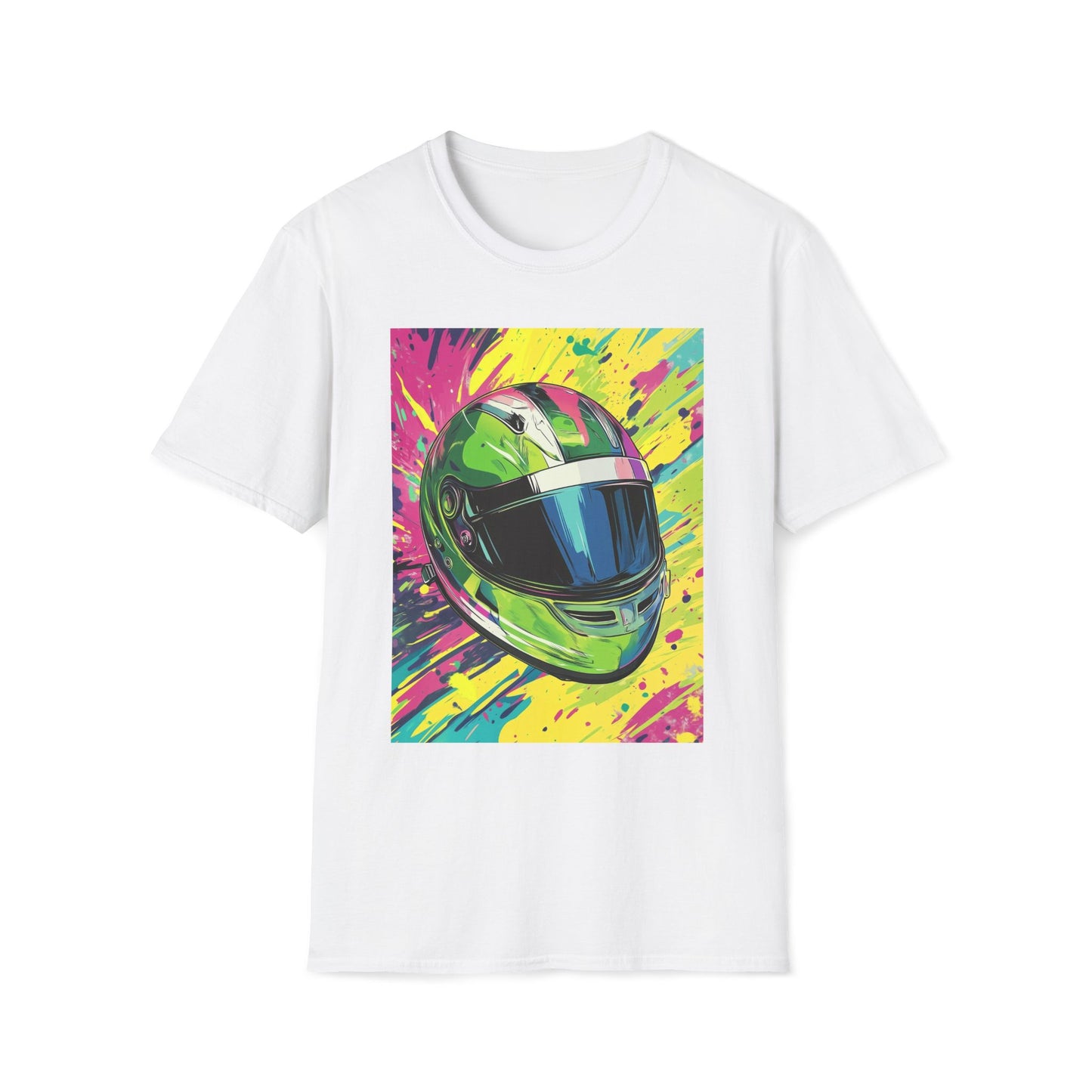 Green Racing Helmet T-Shirt II