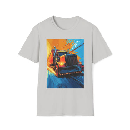 Orange Semi Truck T-Shirt