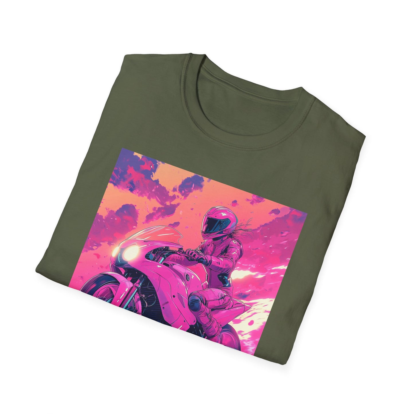 Pink Motorbike T-Shirt II