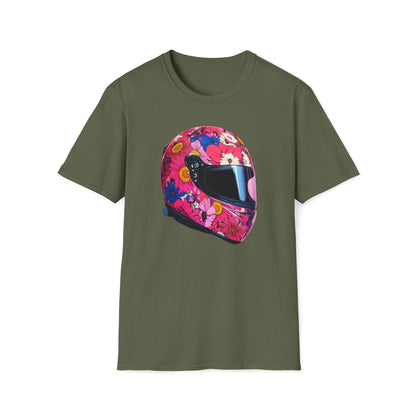 Floral Helmet T-Shirt IV