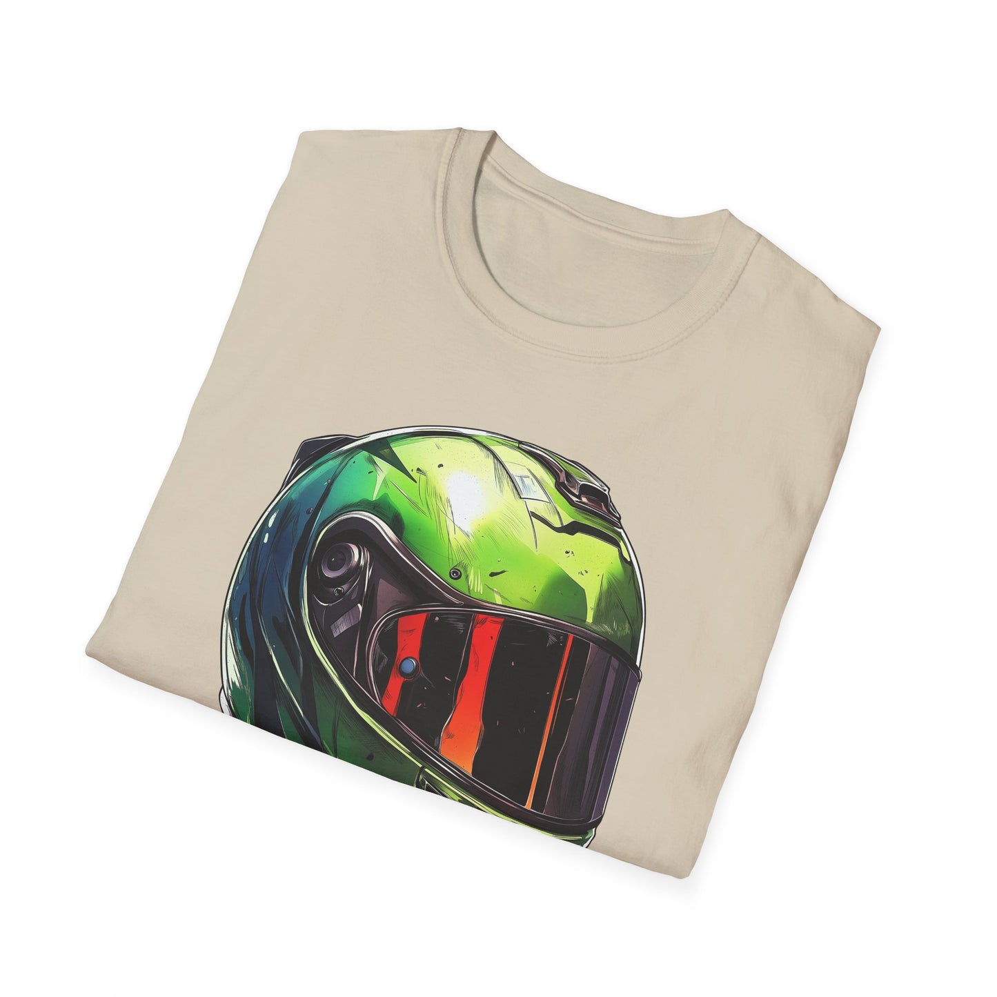 Green Racing Helmet T-Shirt III