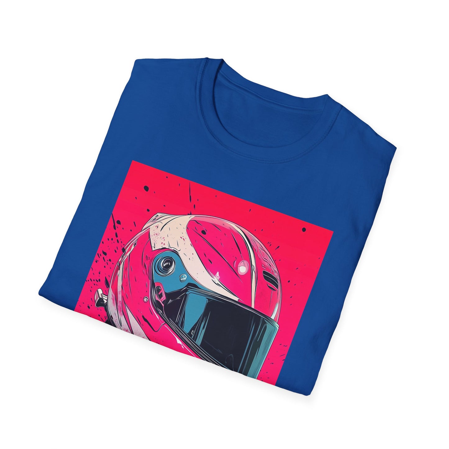 Pink Racing Helmet T-Shirt