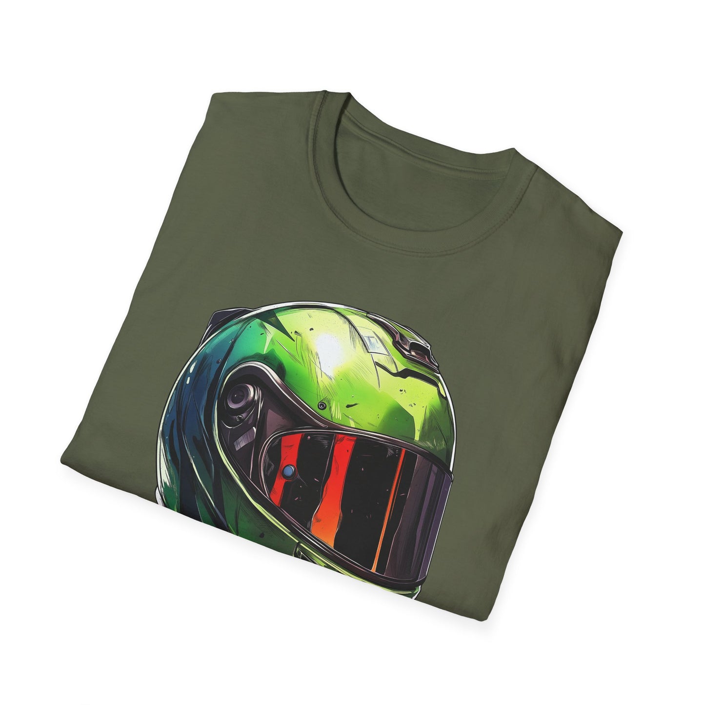 Green Racing Helmet T-Shirt III