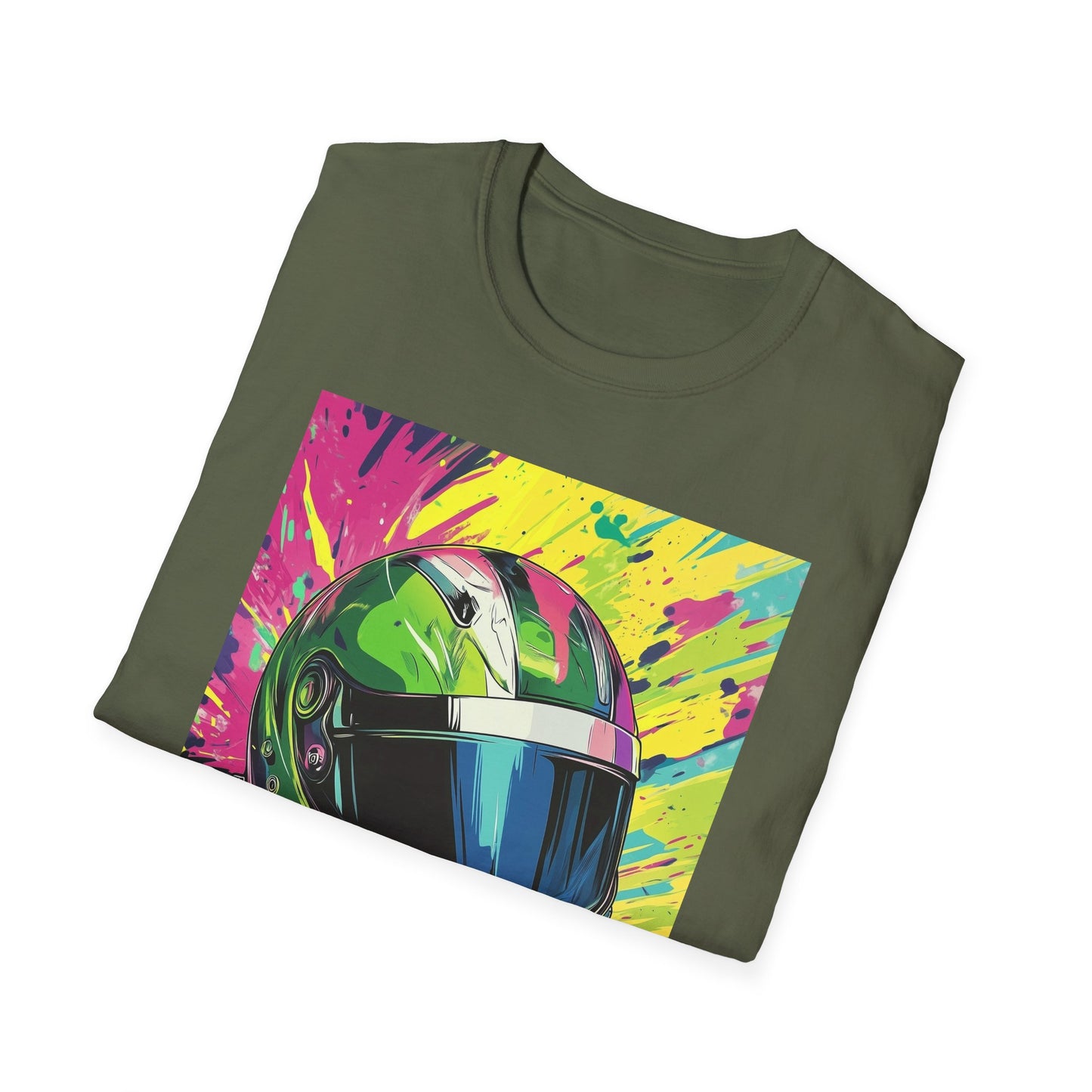 Green Racing Helmet T-Shirt II