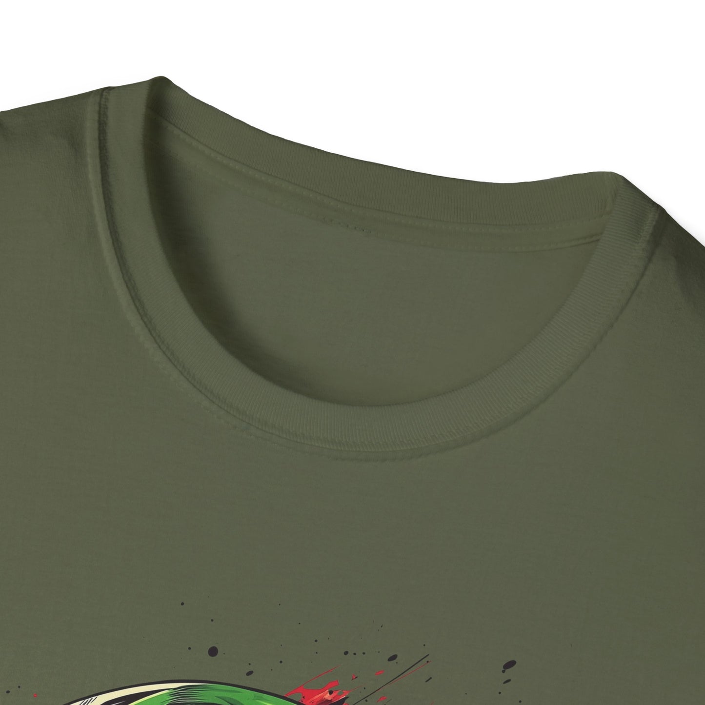 Green Racing Helmet T-Shirt