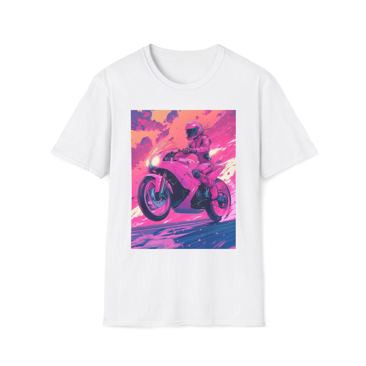 Pink Motorbike T-Shirt II