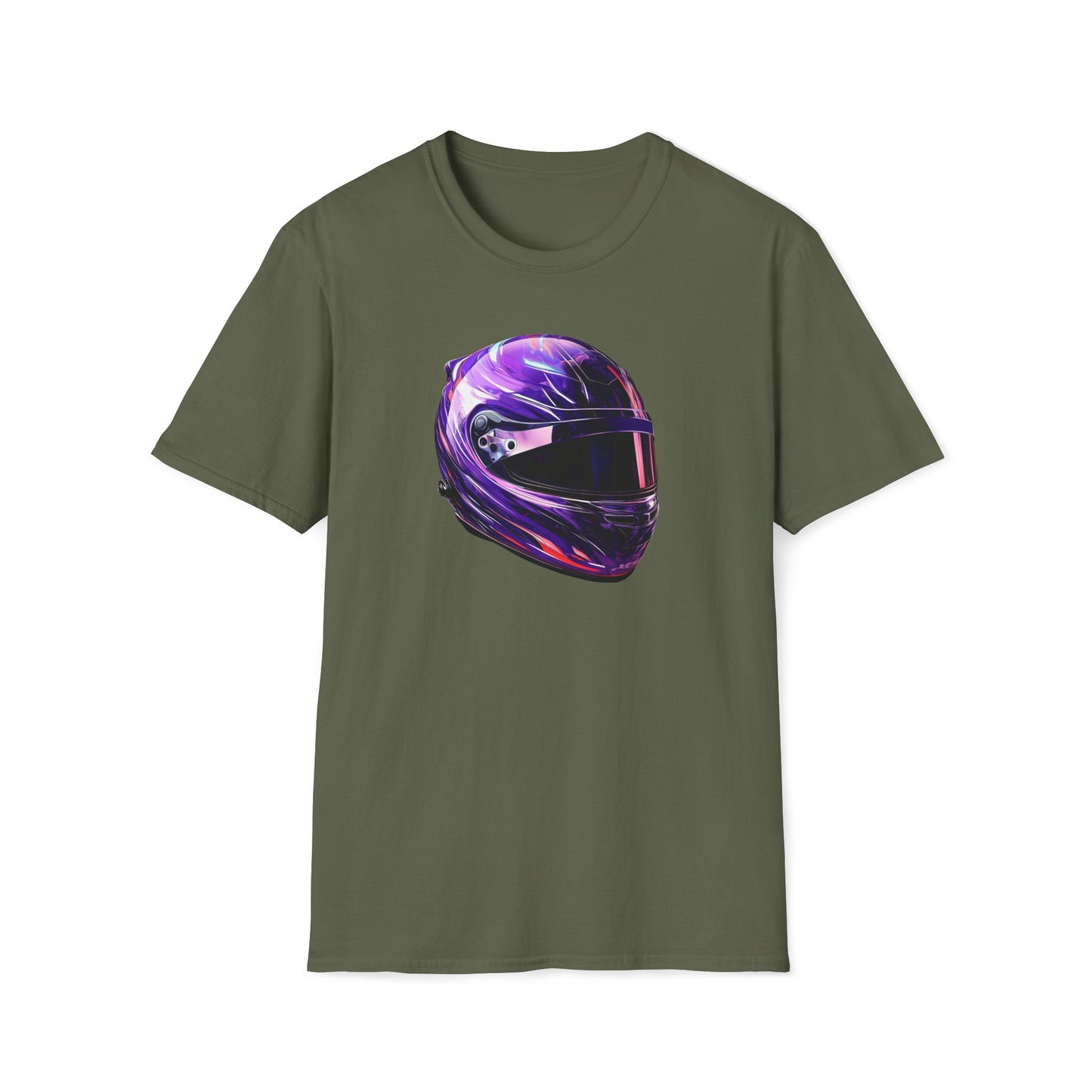 Purple Racing Helmet T-Shirt