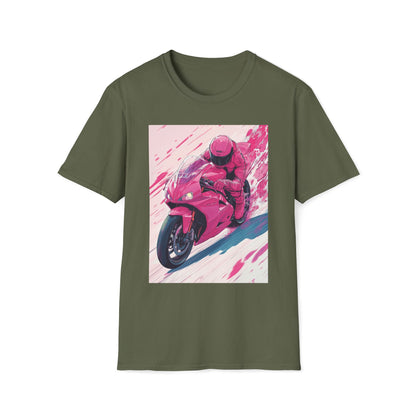 Pink Motorbike T-Shirt IV