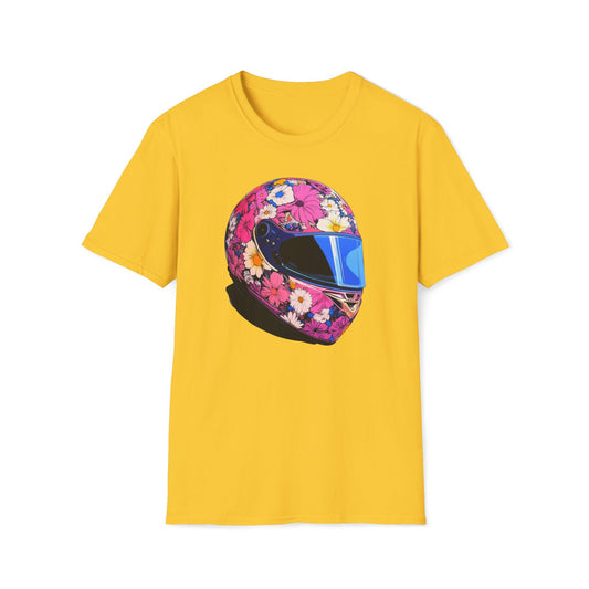 Floral Helmet T-Shirt