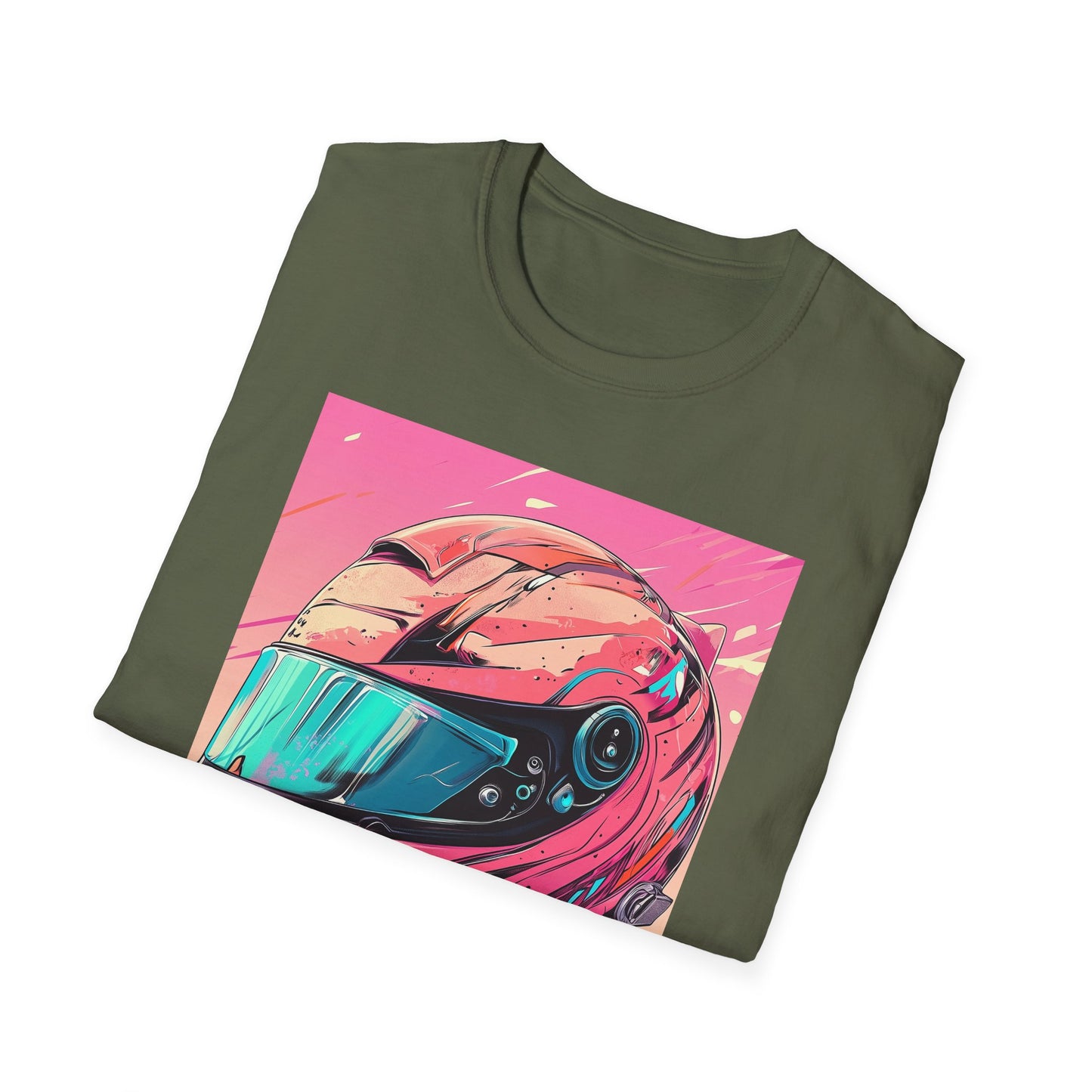 Pink Racing Helmet T-Shirt II