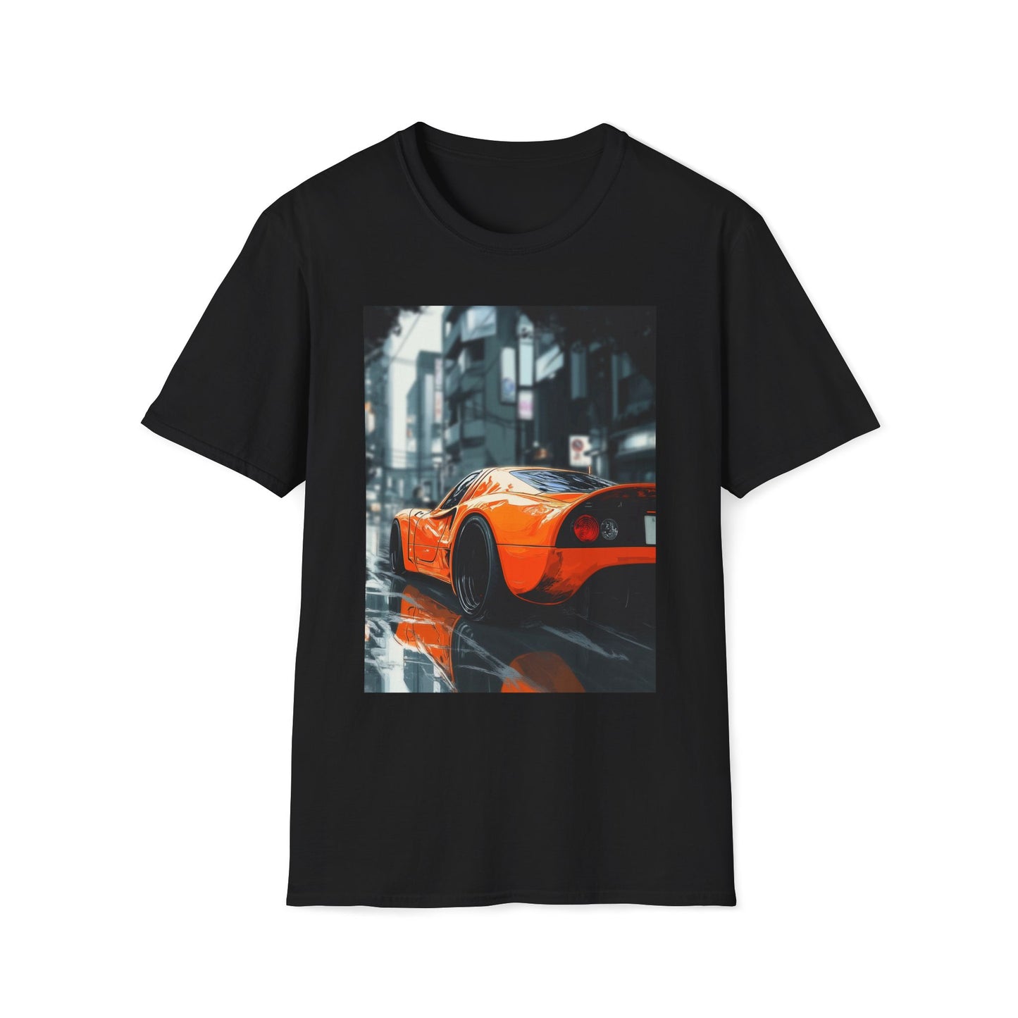 Yellow Drifting Car T-Shirt