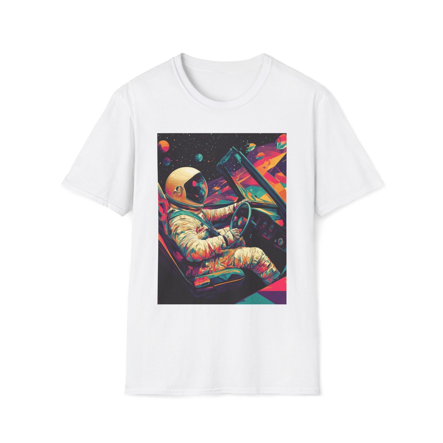 Astronaut Driving In Space III T-Shirt